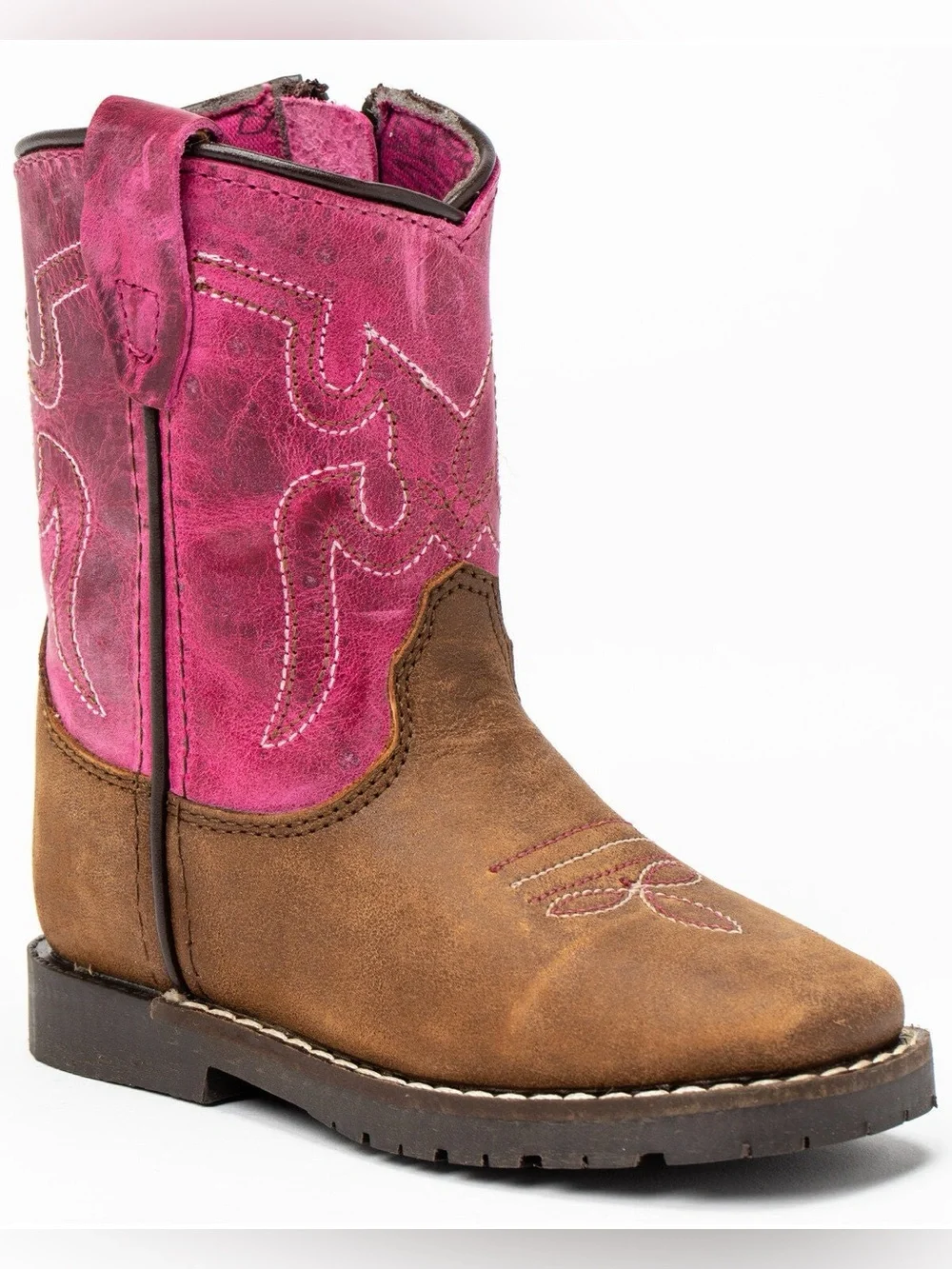 SHYANNE TODDLER GIRLS' LIL LAINIE WESTERN BOOTS - ROUND TOE